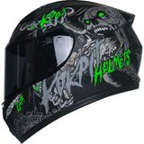 MTS M201 Black Motosiklet Çocuk Kaskı Full Face Kids Kask - Çok Renkli