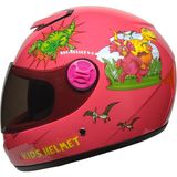 Mts Sy118 Cocuk Kaskı Dıno Pembe (Sıyah Camlı)