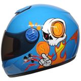 Mts Sy118 Çocuk Kaskı Skull Mavi