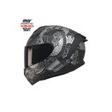 MTS X-340 FULL FACE GÜNEŞ VİZÖRLÜ KASK (GOLDY GREY)