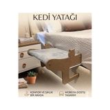 MTŞB Mobilya Dostu-Yer Kaplamaz-Kedi Yatağı Askılı Model-Kapı yatak çekmece asılabilir kedi yatağı