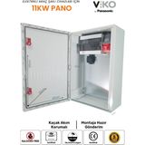 MTSevcharger 11 Kw 5/16 Sıemens Tip A Kaçak Akım Roleli 60 40 20 cm İP66 Hallogen Free Abs Seyyar Taşınabilir Elektrikli Araç Şarj Cihazı Kombinasyon Kutusu Panosu Dış Ortama Uygun 11KW - SIEMES