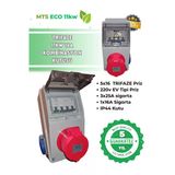 Mtsevcharger 11Kw Trifaze 5/16 Sıemens Taşınabilir Elektrikli Araç Şarj Cihazı Kombinasyon Kutusu 5*16 + 1*16