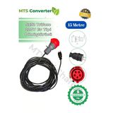 Mtsevcharger 5*32 22Kw Trifaze Monofaze 220 V Ev Prizi Dönüştürücü 15 Metre Taşınabilir Elektrik Araç Şarj Cihazı
