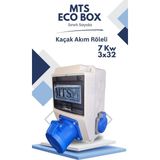 MTSevcharger 7.4 Kw 3/32A SIEMENS Tesla Blue Mavi Adaptör Uyumlu Taşınabilir Elektrikli Araç Şarj Cihazı Kombinasyon Kutusu 7kw
