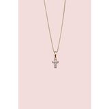 Mu Minamu Mini Cross Kolye Minimal Haç Kolye