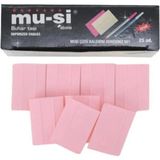 Mu-Şi Buhar Ile Uçan Kumaş Sabun Çizgi Taşı 1 Kutu 25 Adet (Pembe Renk)