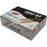 Mu-şi Sabun Kalem Çizgi Taşı Kırmızı 50 Adet / Musı-07