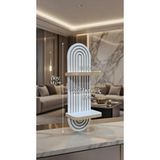 Muall Collection DEKORATİF DUVAR RAFI BEYAZ SAĞLAM MDF