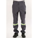 Mualta - Softshell Su Kaydırıcı Rüzgar Geçirmez Pantolon - Açık Gri - 2XL