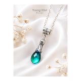 Muammer Köksal Design Duygu Taşı - Renk Değiştiren His Taşı Kolye Mood Stone Damla Model Anlamlı Hediye Şık Tasarım