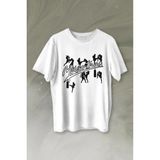 Muay Thai Muaythai Dövüş Uzak Doğu Sanatı Fıght Baskılı Tişört Unisex T-Shirt - Beyaz - XL