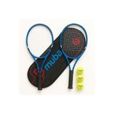 Muba 7li SET 27 İnç Yetişkin Tenis Raketi Seti 2 Raket 2 Çanta 3 Top L2 68 cm Çok Renkli, 7TNSSETK