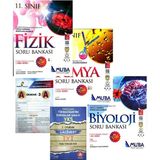 Muba Yayınları 11. Sınıf Fizik-Kimya-Biyoloji Soru Bankası Yeni Aydın-Gür TYT Denemeli