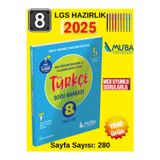 Muba Yayınları 2025 8.Sınıf Türkçe Soru Bankası+Android Kalem