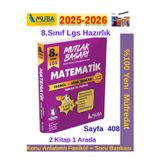 Muba Yayınları Mutlak Başarı 8.Sınıf Matematik Konu Anlatımlı Fasikül+Soru Bankası Seti+ Kalem