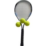 Muba Yetişkin Kort Tenis Raketi Seti Başlangıç Seviye Tenis Raketi Seti Taşıma Çantası Kırmızı