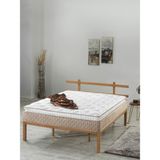 Mubah Mubah Aqua Premium Serisi Ortopedik 100 x 200 cm Gerçek Pedli Torba Yaylı Yatak Peluş Tüylü Kumaş