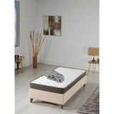 Mubah Tek Kişilik Full Ortopedik Sünger Yatak 90X190 - Siyah - 90 x 190 cm