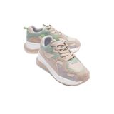 mubiano Avira Kadın Bej Vizon Kalın Tabanlı Spor Ayakkabı Sneakers, 36