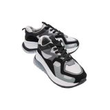 mubiano Avira Kadın Gri Siyah Kalın Tabanlı Spor Ayakkabı Sneakers, 39