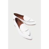 Mubiano Collection Kadın Hakiki Deri Babet Beyaz -mcmng2433-b