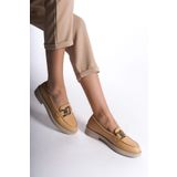 Mubiano Collection Kadın Hakiki Deri Babet Nude -mcsdd033-n