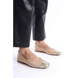 Mubiano Collection Kadın Hakiki Deri Babet Nude - Mcsr1010 - N