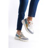 Mubiano Collection Mubiano Hakiki Deri Collection Kadın Spor Ayakkabı & Sneaker Gri -MCRGN6051-GR - 39