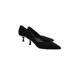 Mubiano Elera Siyah Nubuk Stiletto, 36