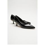 Mubiano Elera Siyah Rugan Stiletto, 36