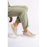 Mubiano Hakiki Deri 4500-BJ Bej Erkek Spor Ayakkabı & Sneaker, 41
