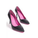 Mubiano Hakiki Deri Collection Kadın Topuklu Stiletto & Ayakkabı Siyah -MCRGN80125-S