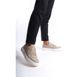 Mubiano Hakiki Deri Erkek Spor Ayakkabı & Sneaker Nude -MBKRY650-N