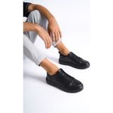 Mubiano Hakiki Deri M3-SS Siyah/Siyah Erkek Spor Ayakkabı & Sneaker - 44