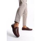 Mubiano Hakiki Deri MBABD274-TB Erkek Taba Loafer, 41