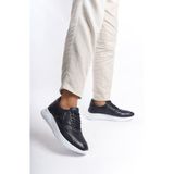 Mubiano Hakiki Deri MBKNT2090-LCV Erkek Lacivert Sneaker & Spor Ayakkabı - 43