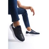 Mubiano Hakiki Deri MBKRY028-LCV Erkek Lacivert Sneaker & Spor Ayakkabı - 41