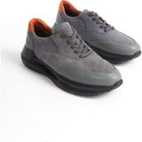 Mubiano Hakiki Deri MBKRY301-GR Erkek Gri Sneaker & Spor Ayakkabı - 43