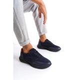 Mubiano Hakiki Deri MBKRY301-LCV Erkek Lacivert Sneaker & Spor Ayakkabı - 41