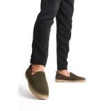Mubiano Hakiki Deri Summer Erkek Jüt Taban Haki Süet Espadril & Loafer -MSSR1120-HK, 44