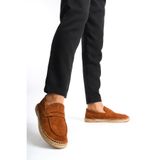 Mubiano Hakiki Deri Summer Erkek Jüt Taban Taba Süet Espadril & Loafer -MSSR1274-TB, 41