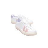 mubiano Kadın Hakiki Deri Beyaz Pudra Lila Spor Ayakkabı Sneakers Casper, 36