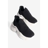 Mubiano Kadın Sneaker Kalın Taban Slip On Spor Ayakkabı Aurex Siyah - 37