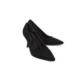 Mubiano Mb970-s Kadın Ince 9 Cm Topuklu Siyah Süet Stiletto & Topuklu Ayakkabı, Siyah, 36