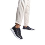 Mubiano Mbknt2090-lcv Erkek Hakiki Deri Lacivert Sneaker & Spor Ayakkabı, Lacivert, 43