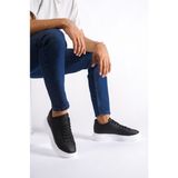 Mubiano MBMCQ1000-S Erkek Kalın Taban Siyah Sneaker & Spor Ayakkabı - 41