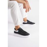 Mubiano MBMCQ1000-SB Erkek Kalın Taban Siyah/Beyaz Sneaker & Spor Ayakkabı, 43