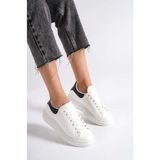 Mubiano MBMKQ200-BS Kadın Kalın Taban Beyaz/siyah Sneaker & Spor Ayakkabı - Beyaz - Siyah