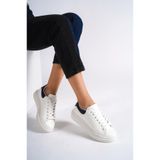 Mubiano MBMKQ200-BSDF Kadın Kalın Taban Beyaz/ Sneaker & Spor Ayakkabı, 38